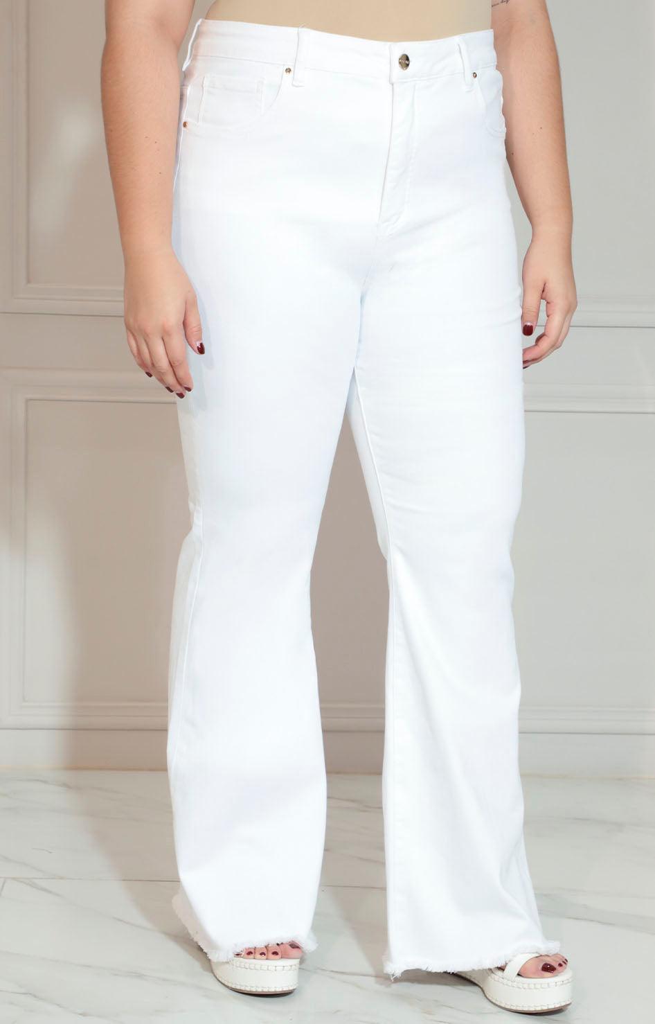 Pantalón denim flare - PANTALON XL Boutiquemirel 