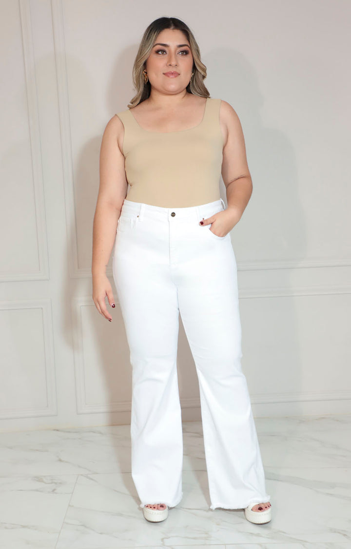 Pantalón denim flare - PANTALON XL Boutiquemirel 