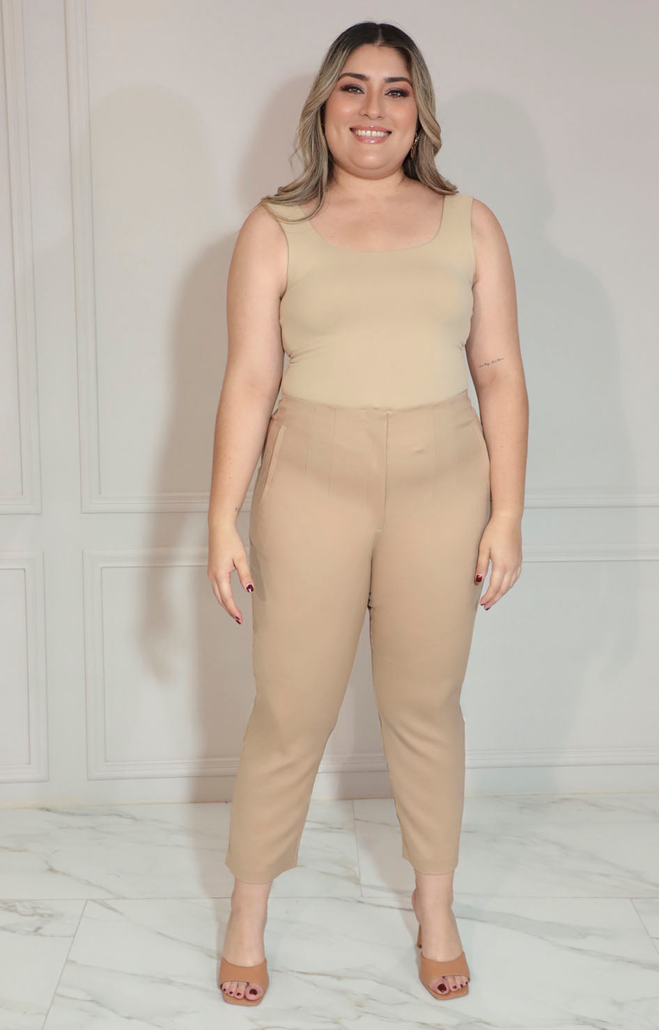 Pantalón beige - PANTALON XL Boutiquemirel 