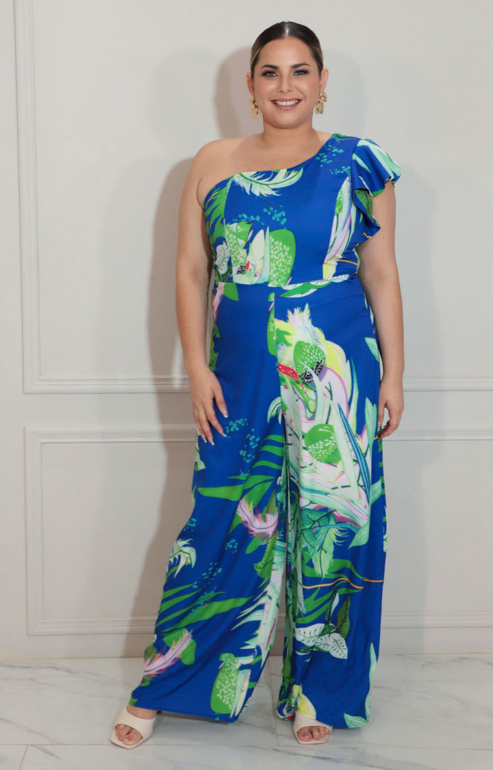 Palazzo azul con flores - PALAZZO XL Boutiquemirel 