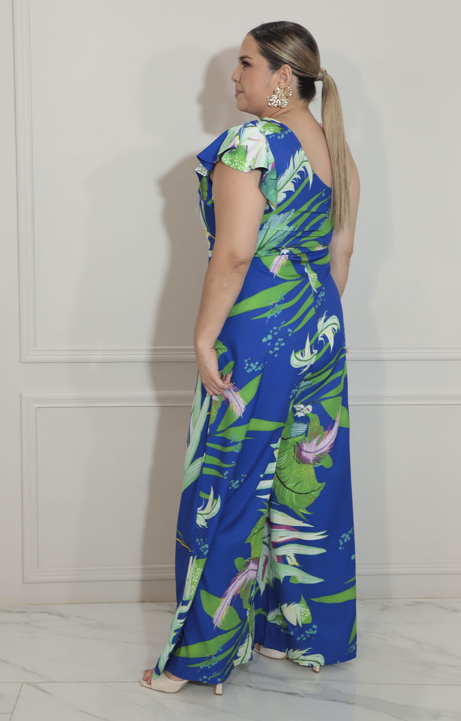 Palazzo azul con flores - PALAZZO XL Boutiquemirel 