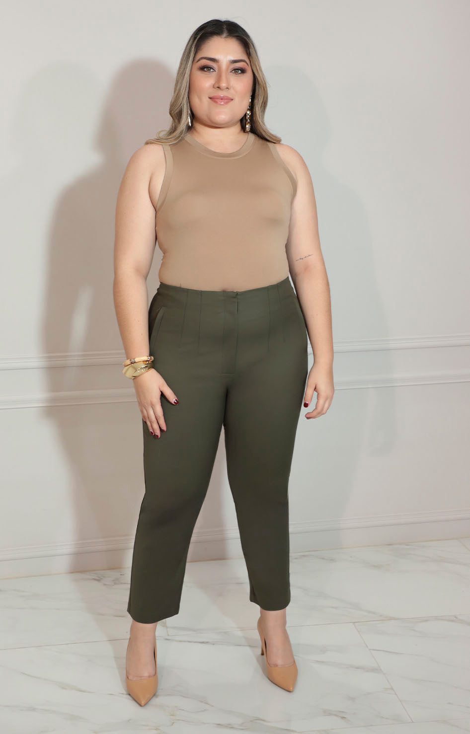 Pantalón verde oscuro - PANTALON XL Boutiquemirel 