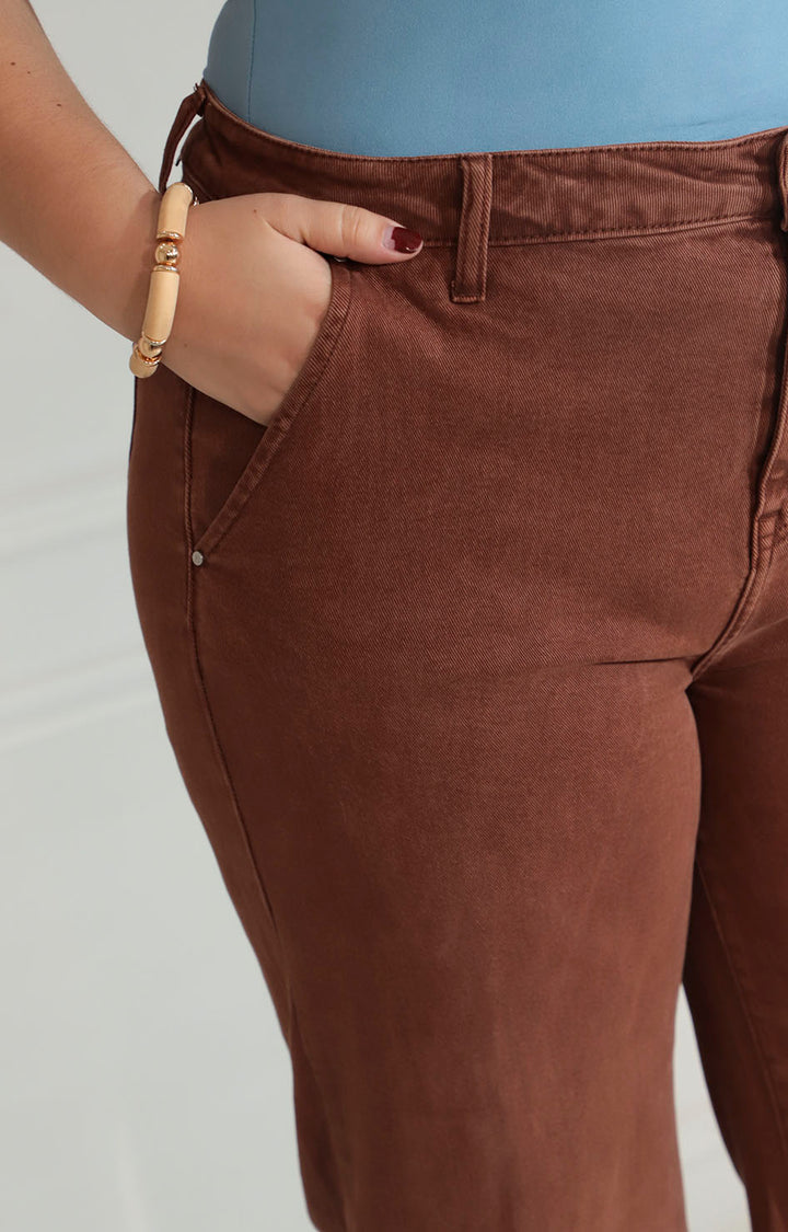 Pantalon cafe recto - PANTALON Boutiquemirel 