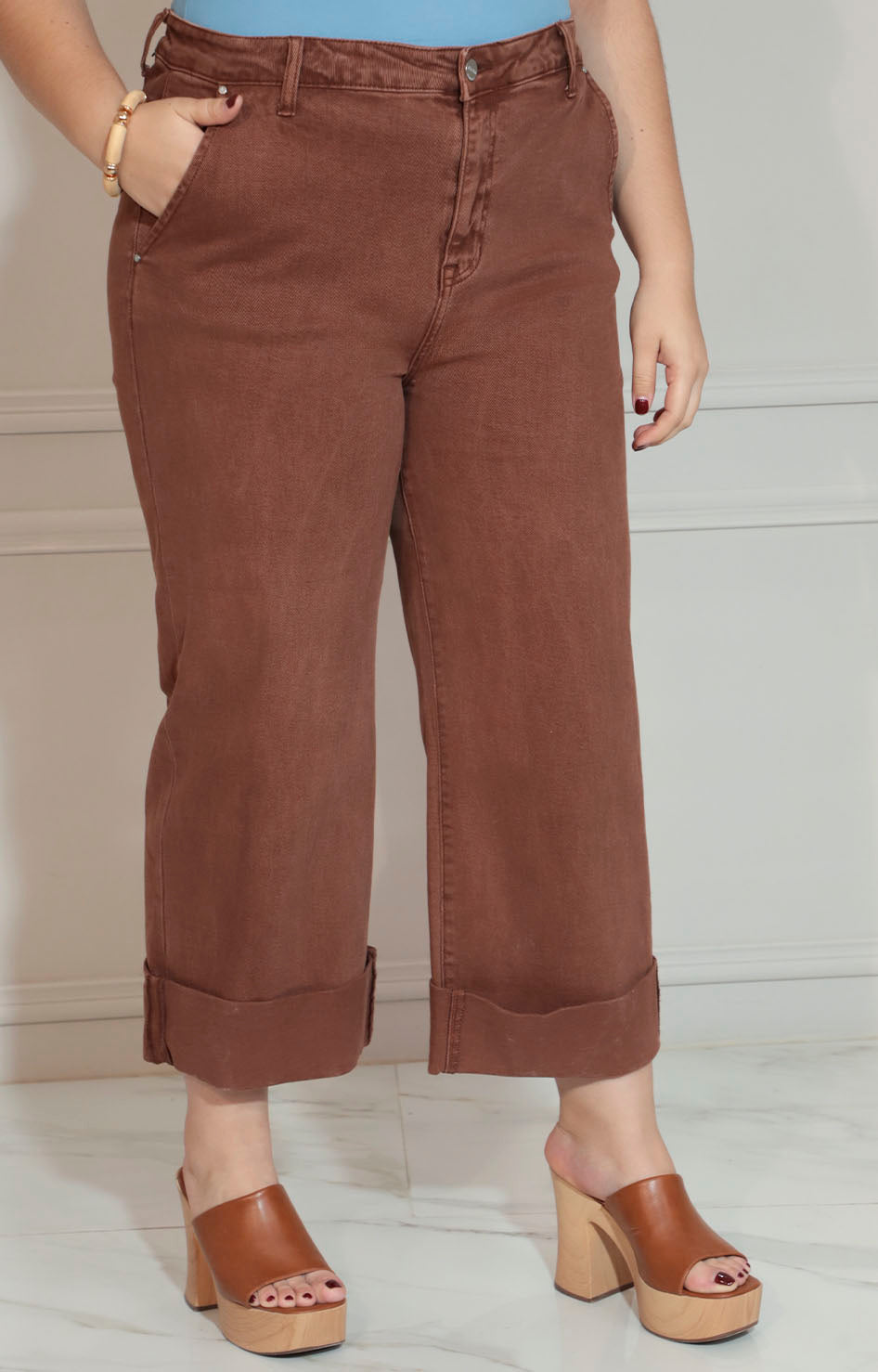 Pantalon cafe recto - PANTALON Boutiquemirel 