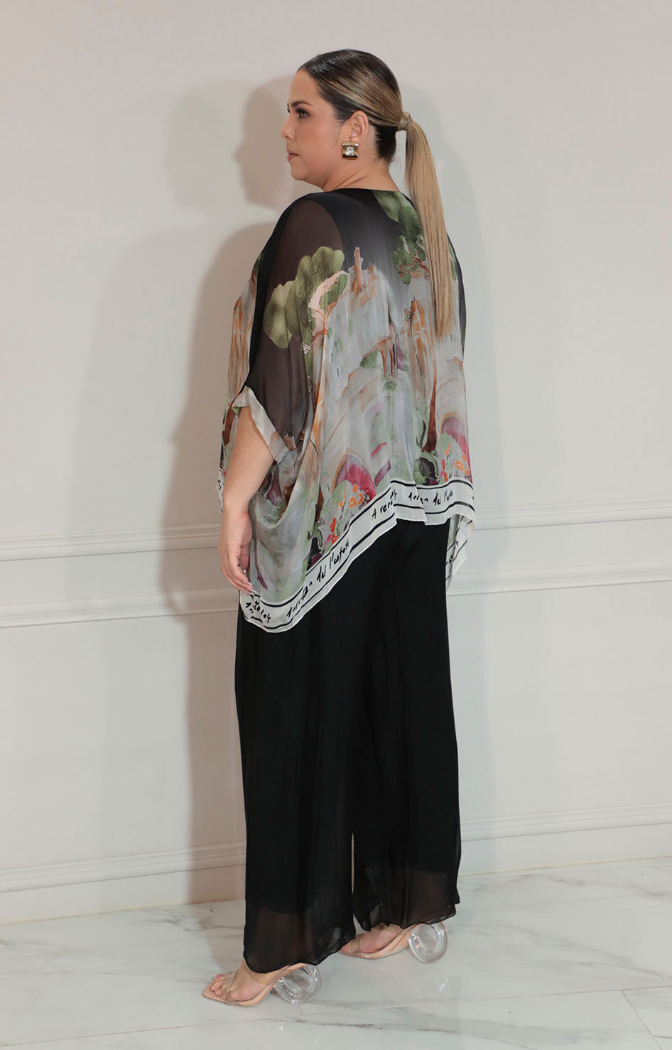 Conjunto negro estampado - CONJUNTO XL Boutiquemirel 