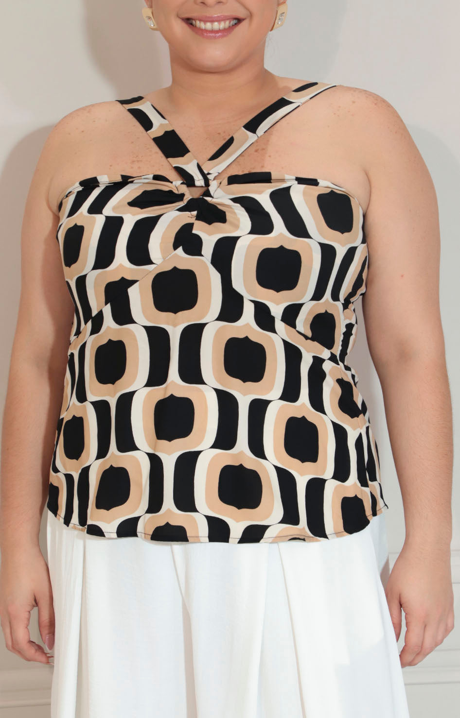 Blusa negra estampada - BLUSA XL Boutiquemirel 