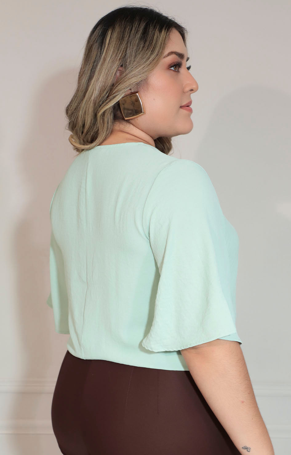 Blusa verde pastel - BLUSA XL Boutiquemirel 
