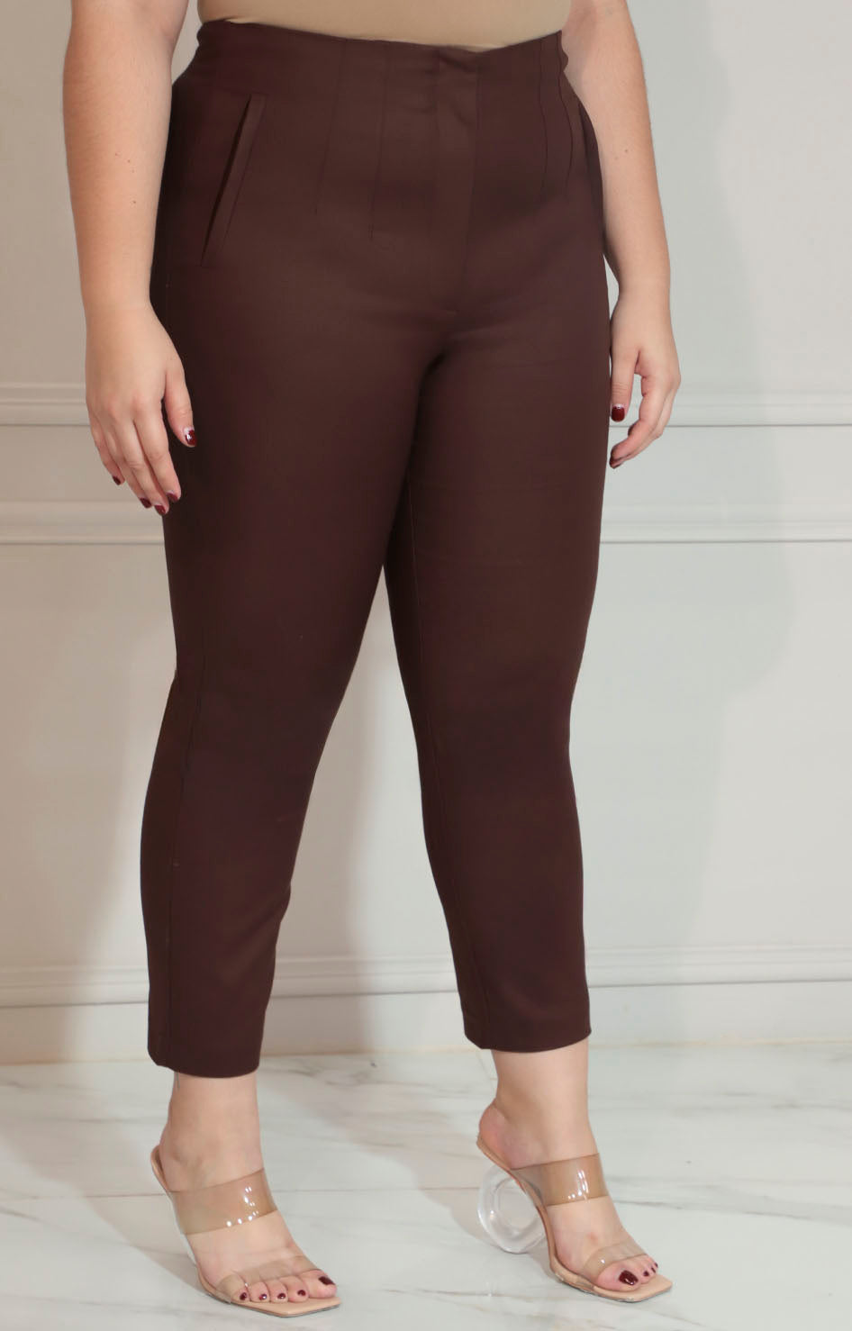 Pantalón café - PANTALON XL Boutiquemirel 