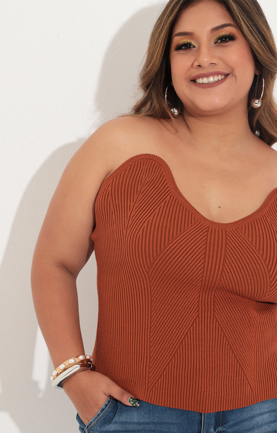 Blusa cafe straple - BLUSA Boutiquemirel 