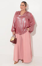 Blusa rosa metálica - BLUSA Boutiquemirel 