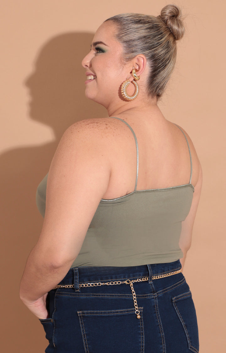 Blusa de tirantes verde - BLUSA Boutiquemirel 