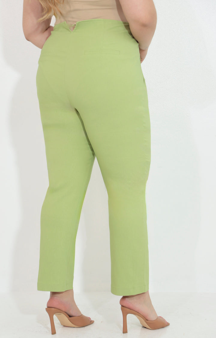 Pantalon verde liso - PANTALON Boutiquemirel 