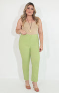 Pantalon verde liso - PANTALON Boutiquemirel 