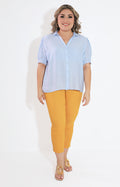 Pantalón amarillo con cierres - PANTALON Boutiquemirel 