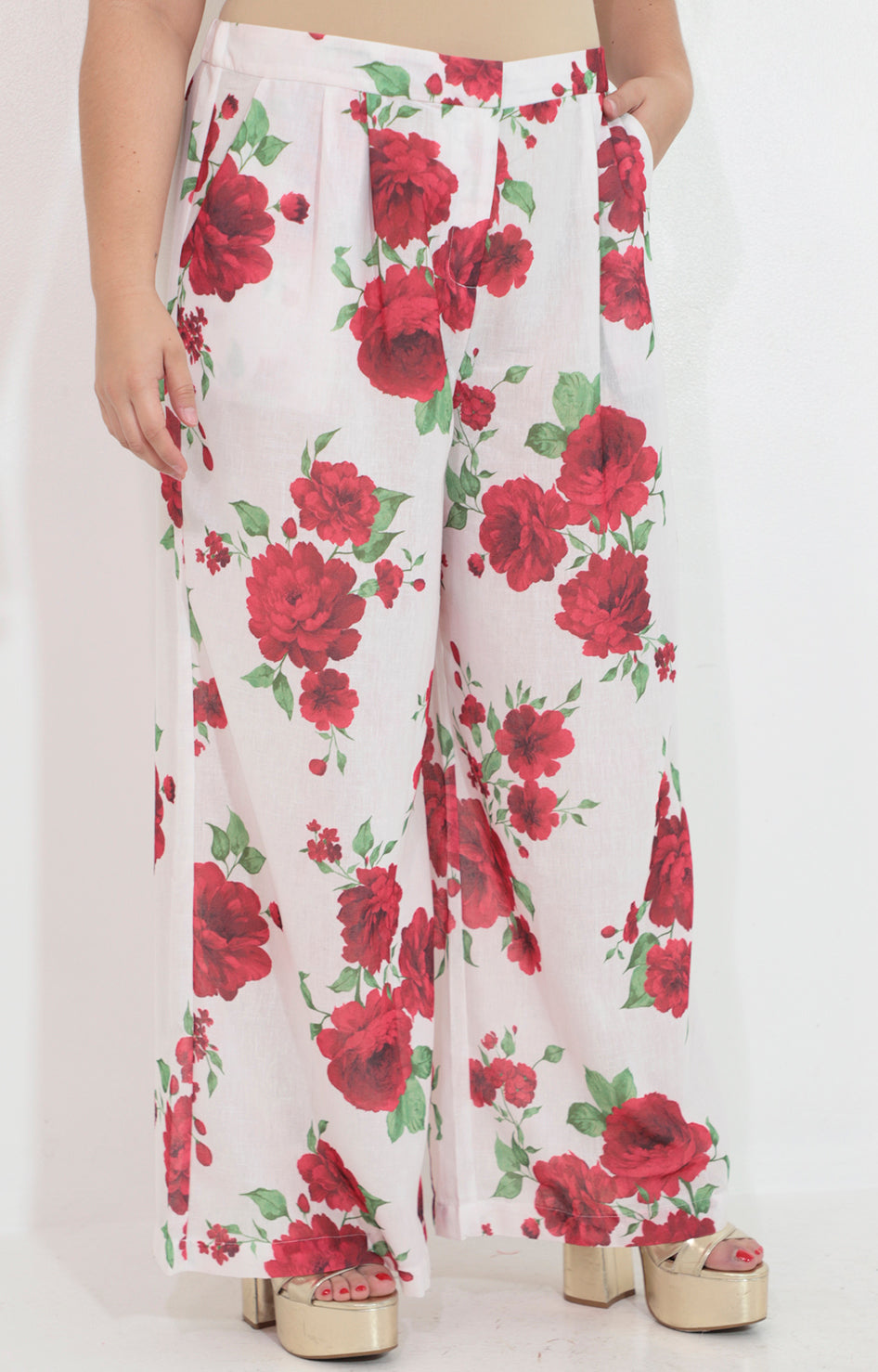 Pantalon estampado de flores - PANTALON Boutiquemirel 