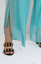 Pantalon verde amplio - PANTALON Boutiquemirel 