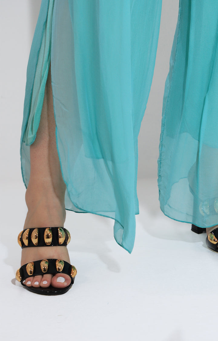 Pantalon verde amplio - PANTALON Boutiquemirel 