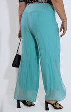 Pantalon verde amplio - PANTALON Boutiquemirel 