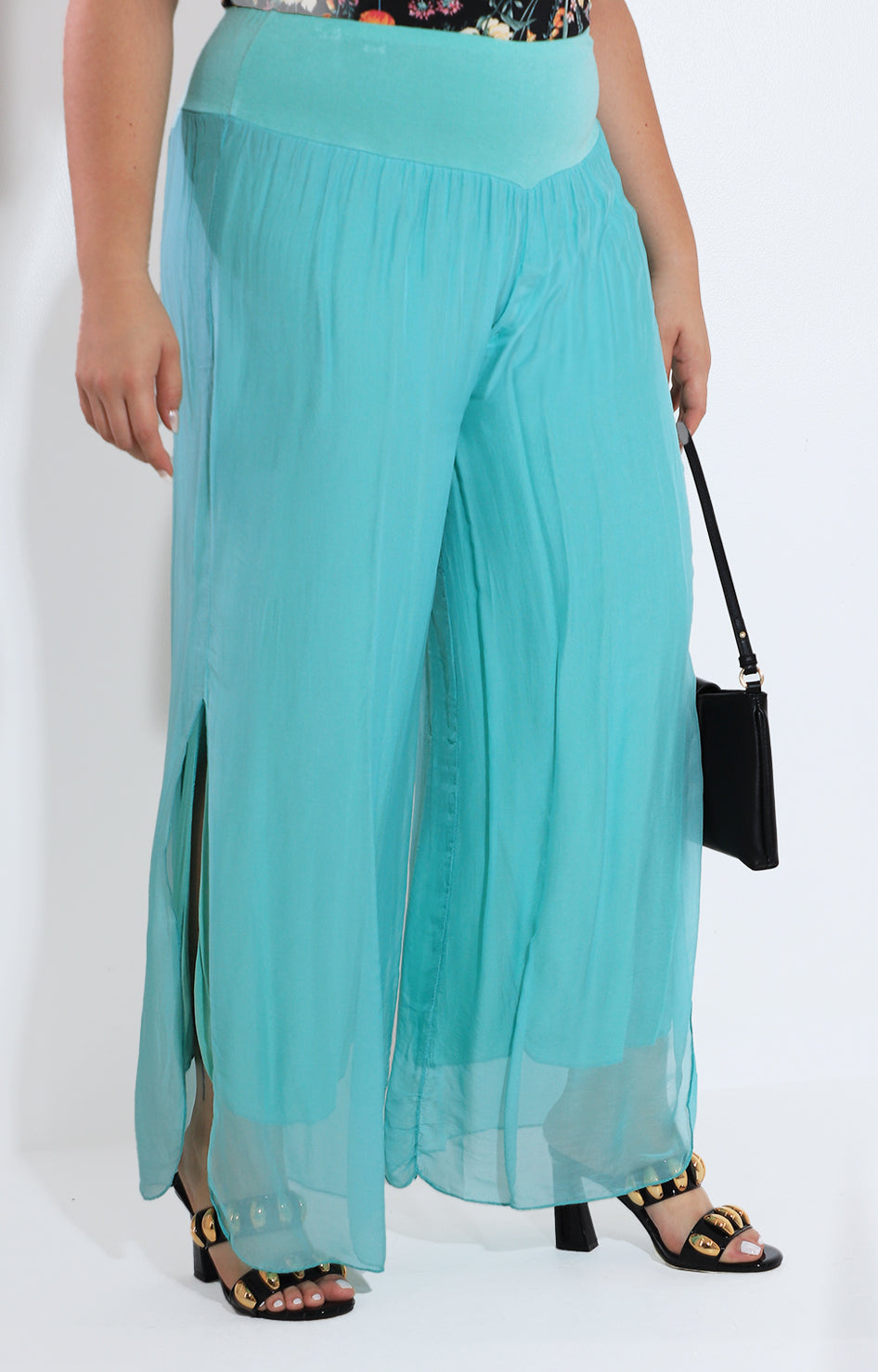 Pantalon verde amplio - PANTALON Boutiquemirel 