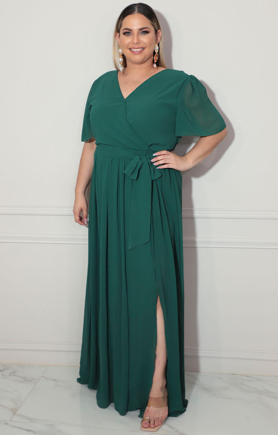 Vestido verde con lazo - VESTIDO XL Boutiquemirel 