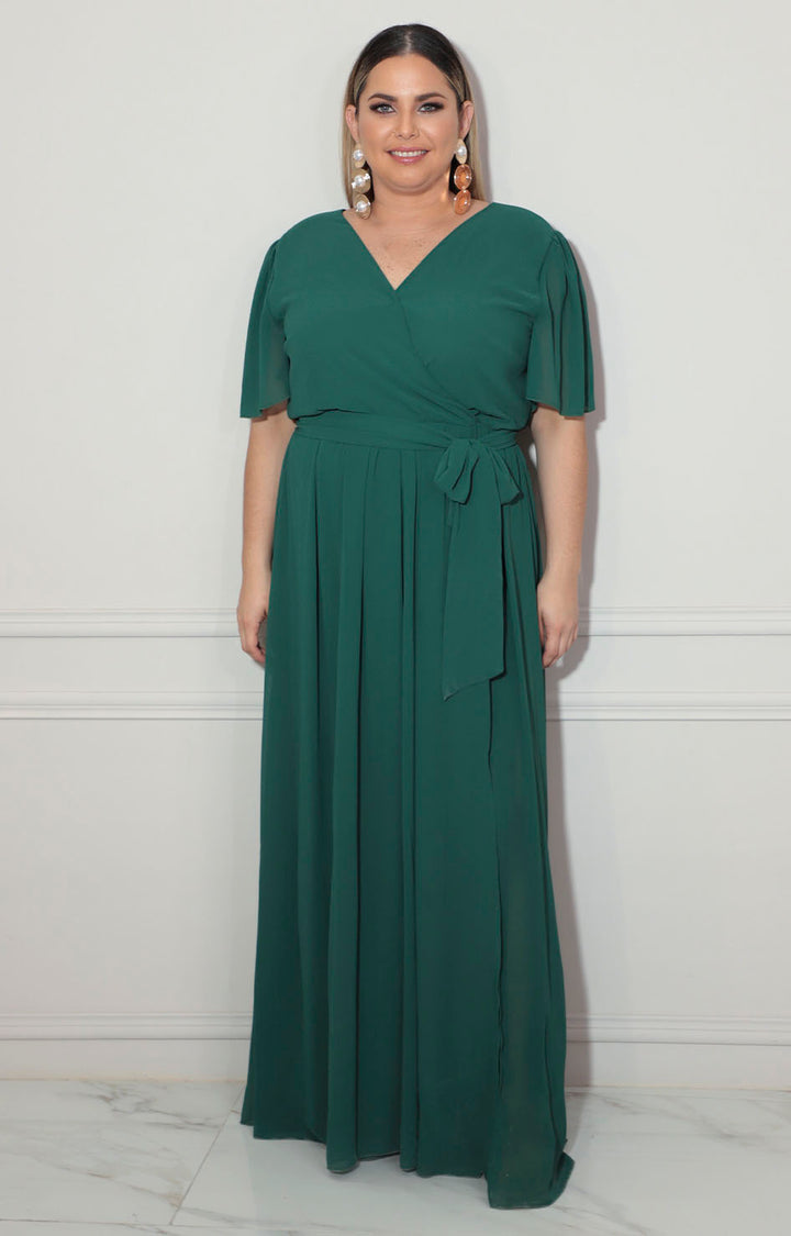 Vestido verde con lazo - VESTIDO XL Boutiquemirel 