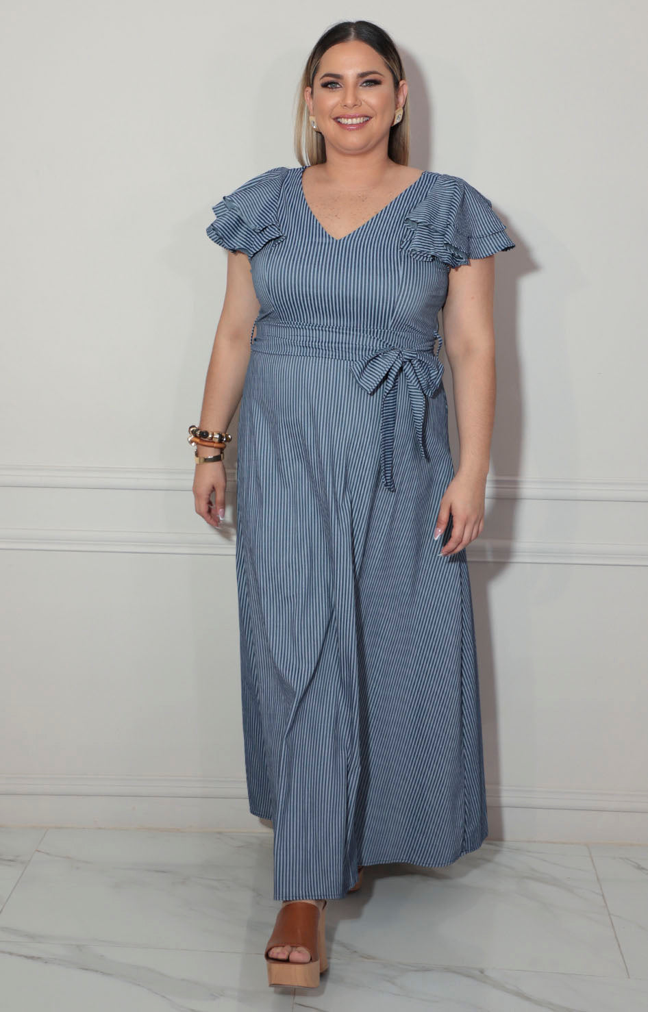 Vestido azul de mezclilla - VESTIDO XL Boutiquemirel 