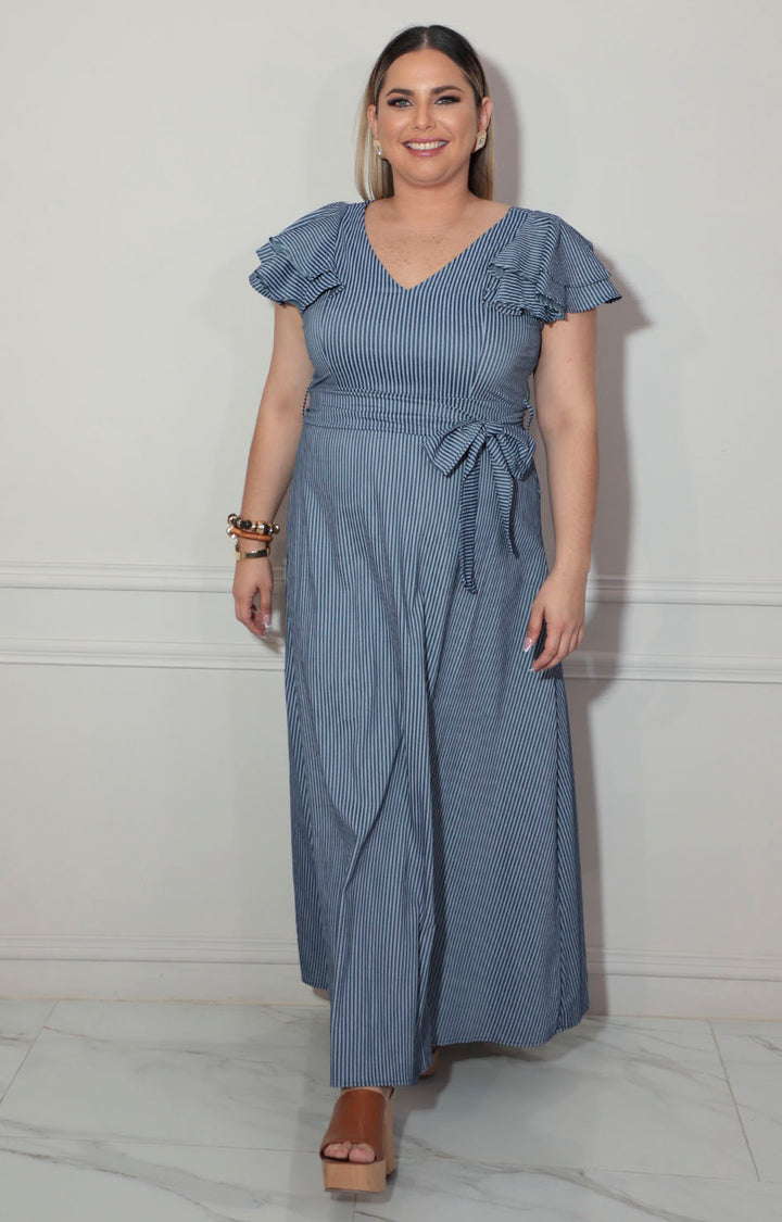 Vestido azul de mezclilla - VESTIDO XL Boutiquemirel 