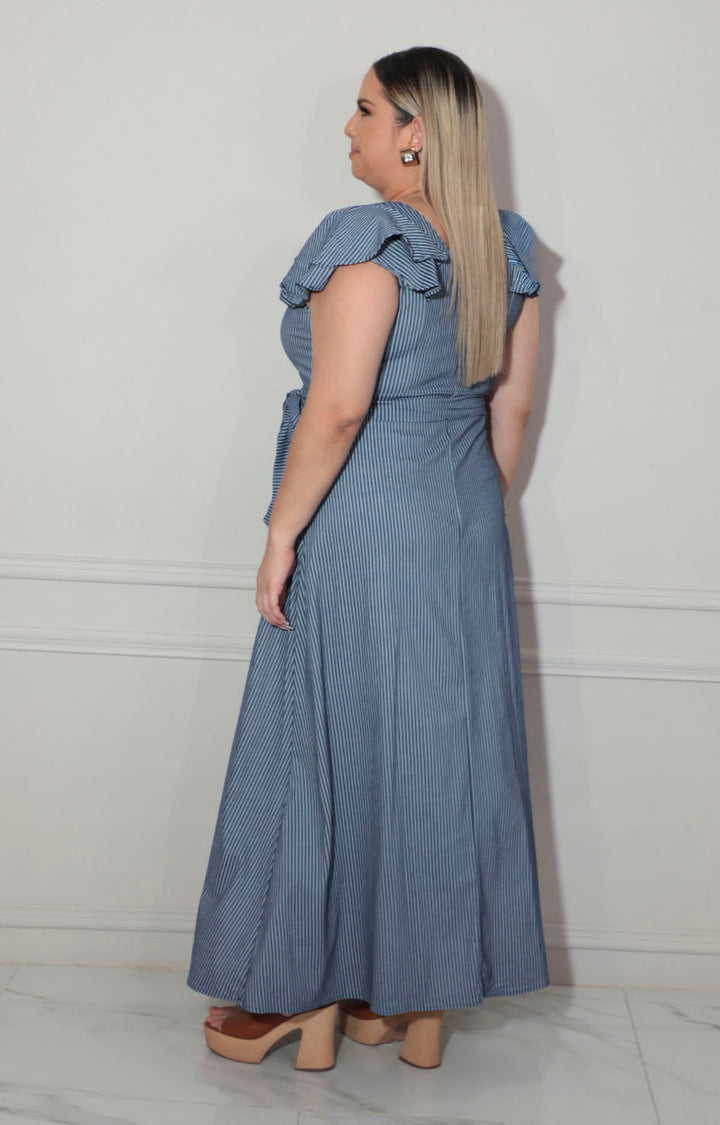 Vestido azul de mezclilla - VESTIDO XL Boutiquemirel 