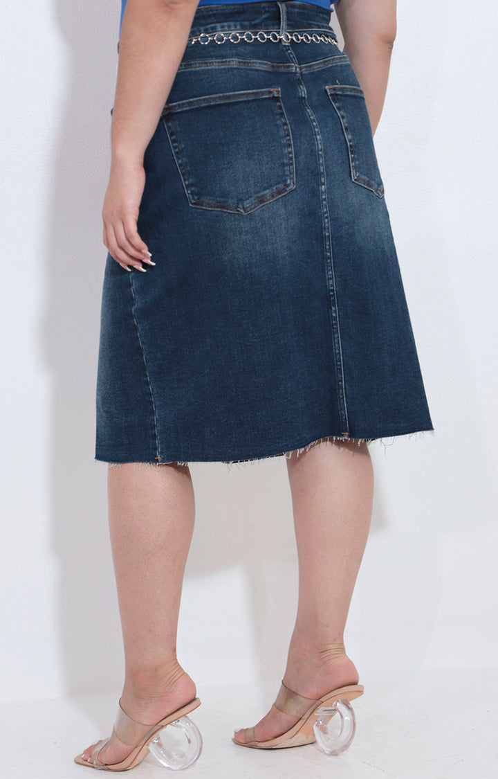 Falda de mezclilla midi - FALDA Boutiquemirel 
