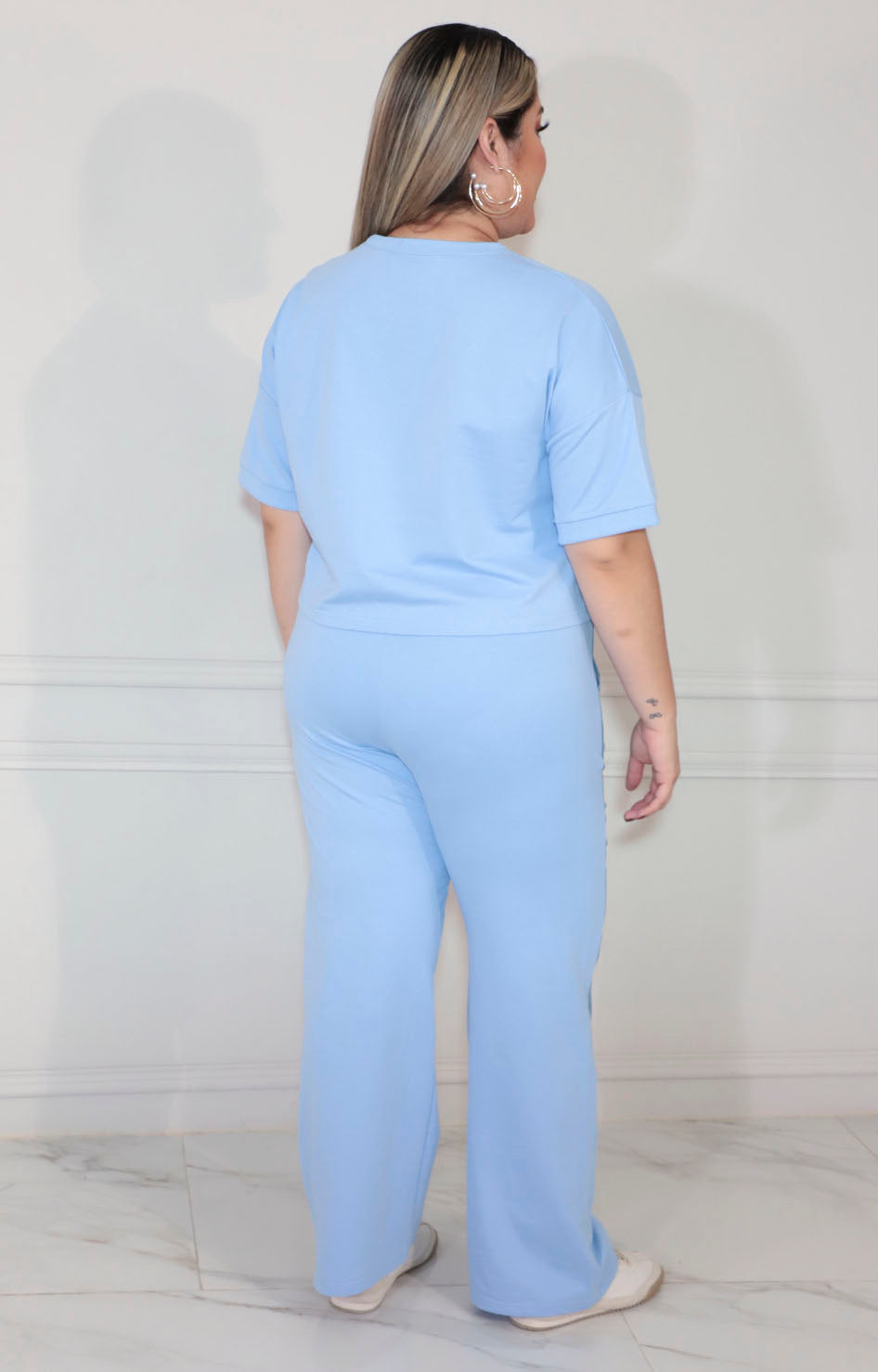 Conjunto azul con mezclilla de pantalón - CONJUNTO XL Boutiquemirel 