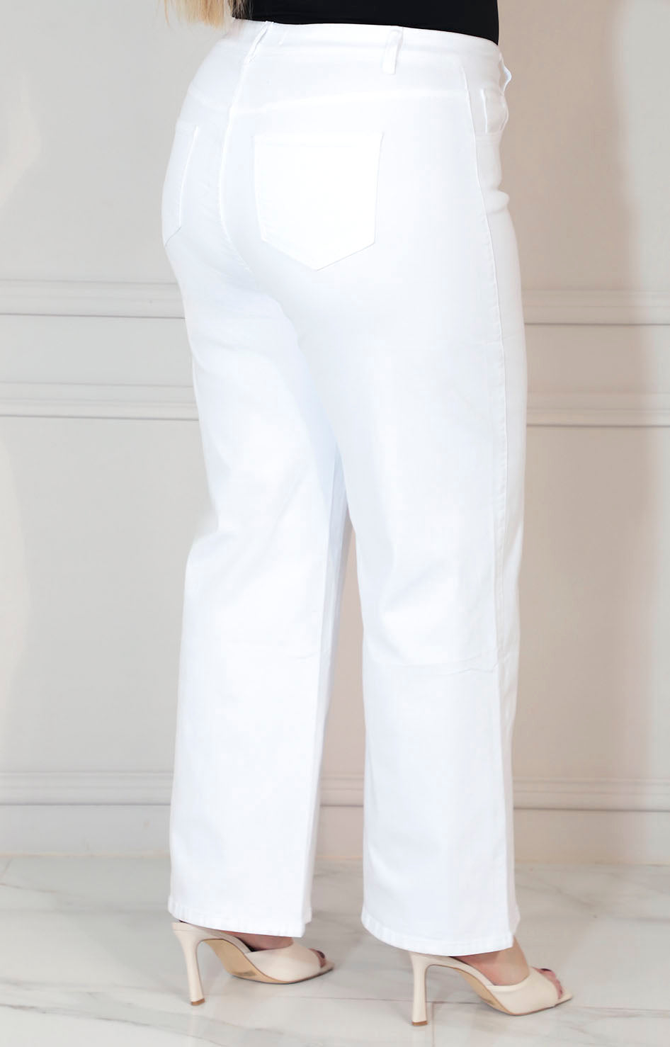 Pantalón blanco  bolsas - PANTALON XL Boutiquemirel 