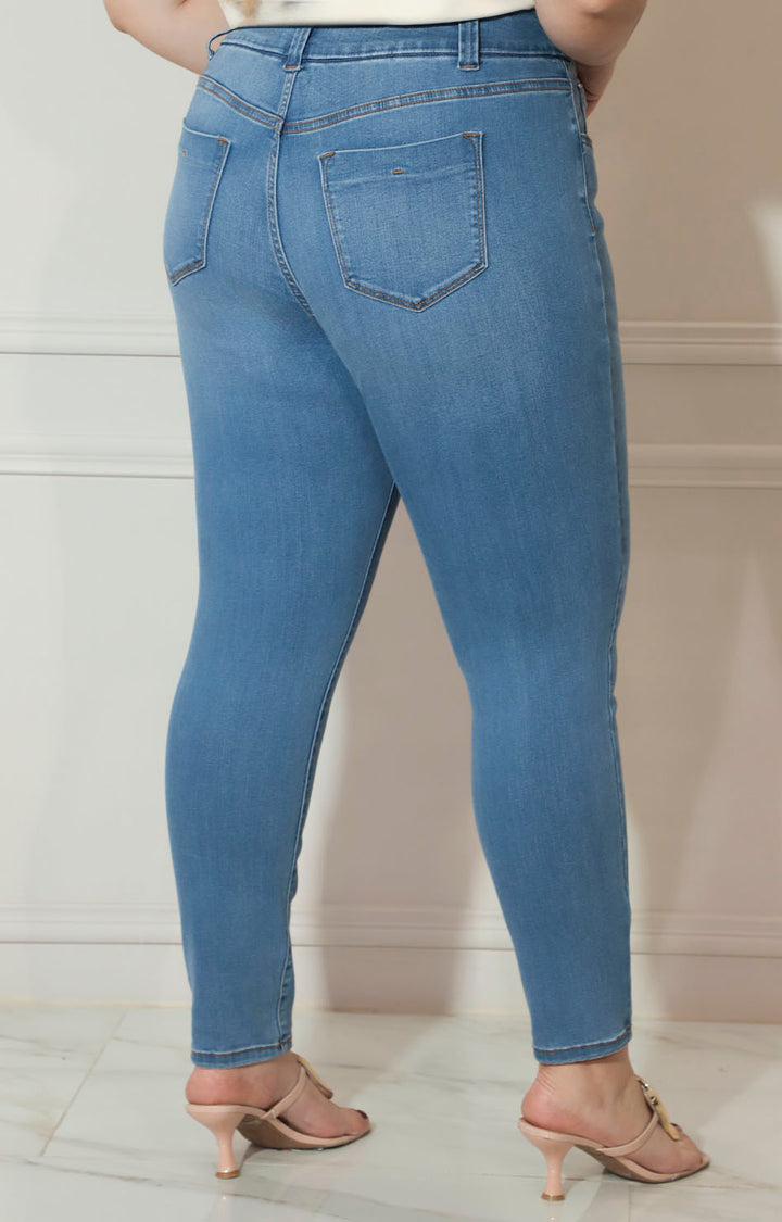 Pantalón de mezclilla azul claro - PANTALON XL Boutiquemirel 