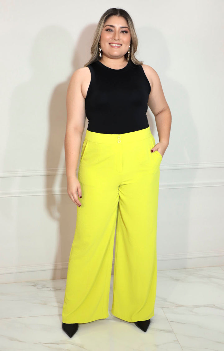 Pantalón verde limón - PANTALON XL Boutiquemirel 