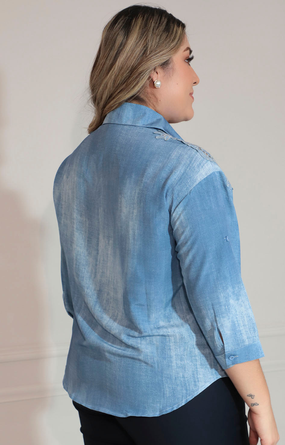 Camisera tie-dye azul claro - BLUSA Boutiquemirel 