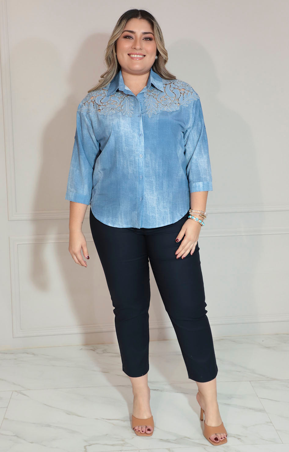 Camisera tie-dye azul claro - BLUSA Boutiquemirel 