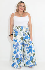 Pantalon estampado de flores con elastico - PANTALON Boutiquemirel 