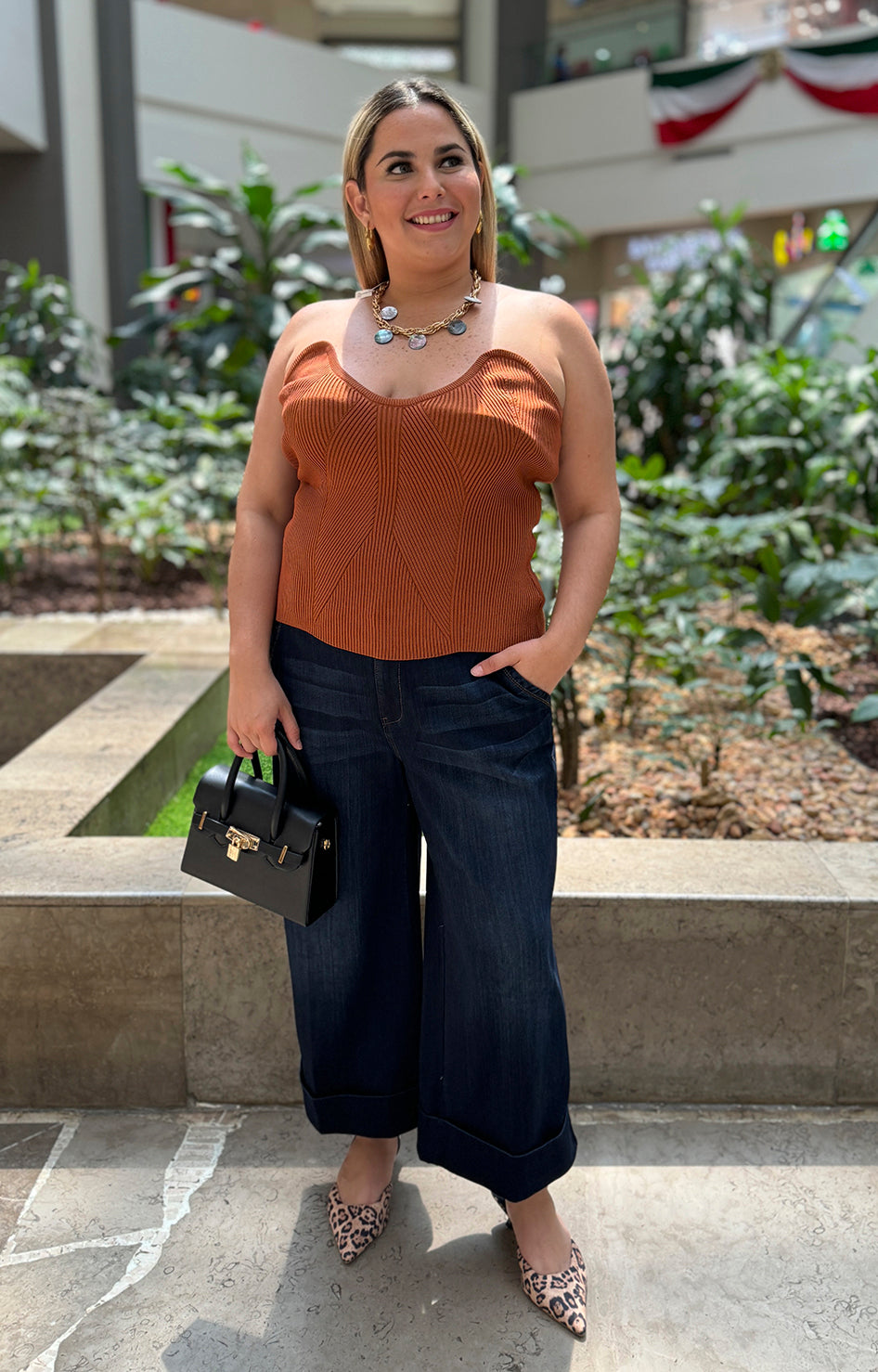 Blusa cafe straple - BLUSA Boutiquemirel 