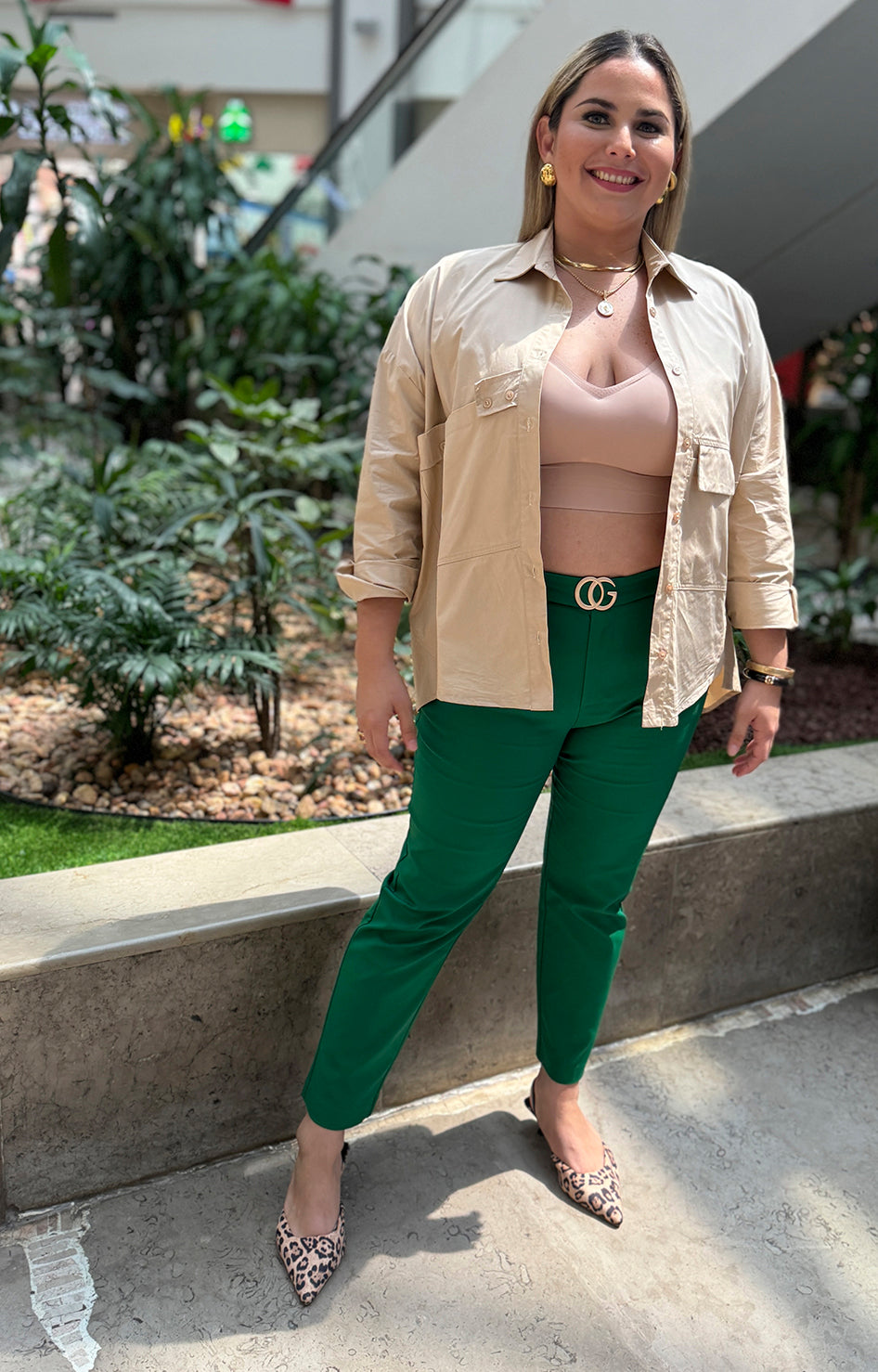 Camisera over size beige - BLUSA Boutiquemirel 