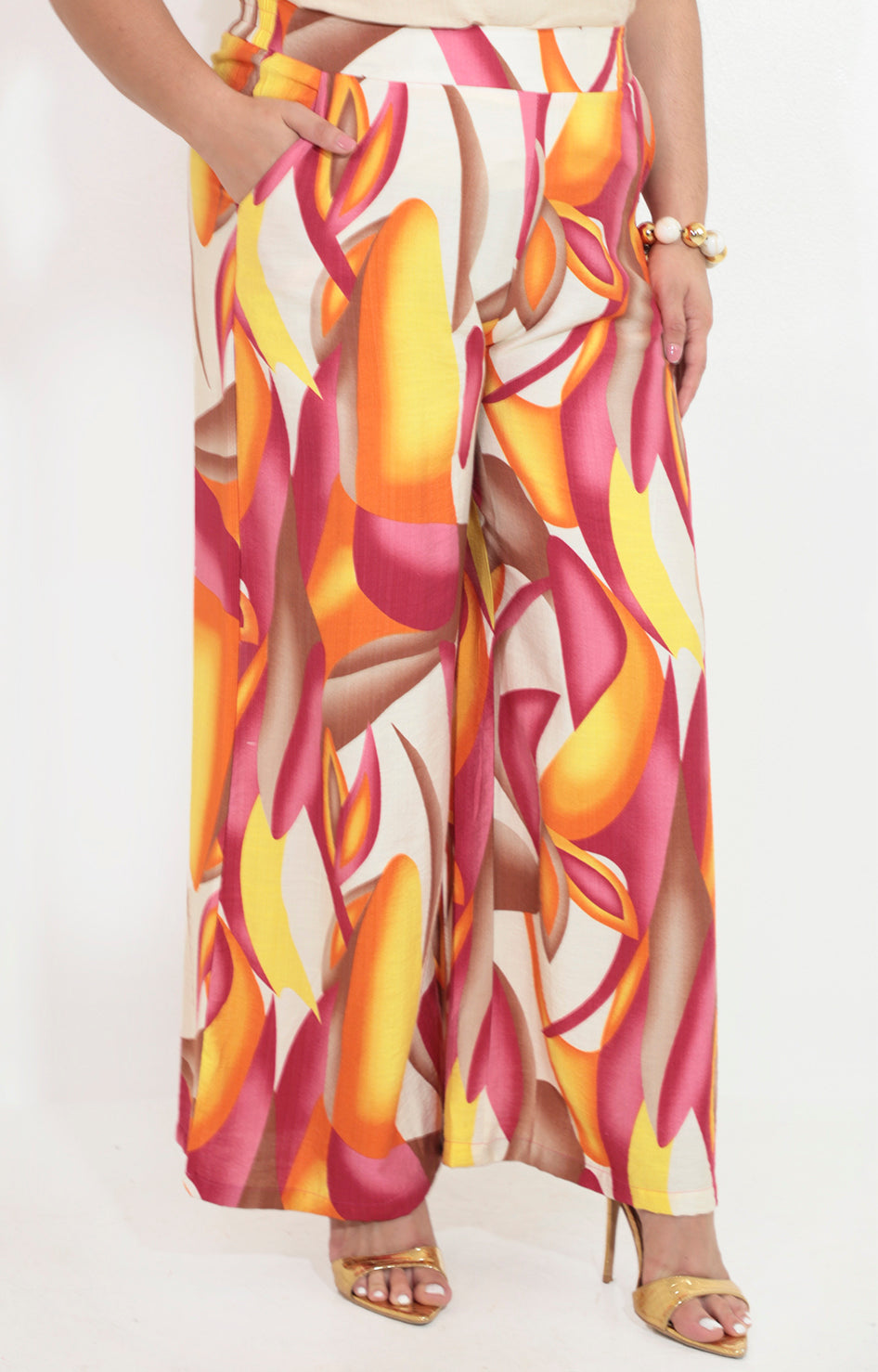 Pantalon estampado con elastico - PANTALON Boutiquemirel 