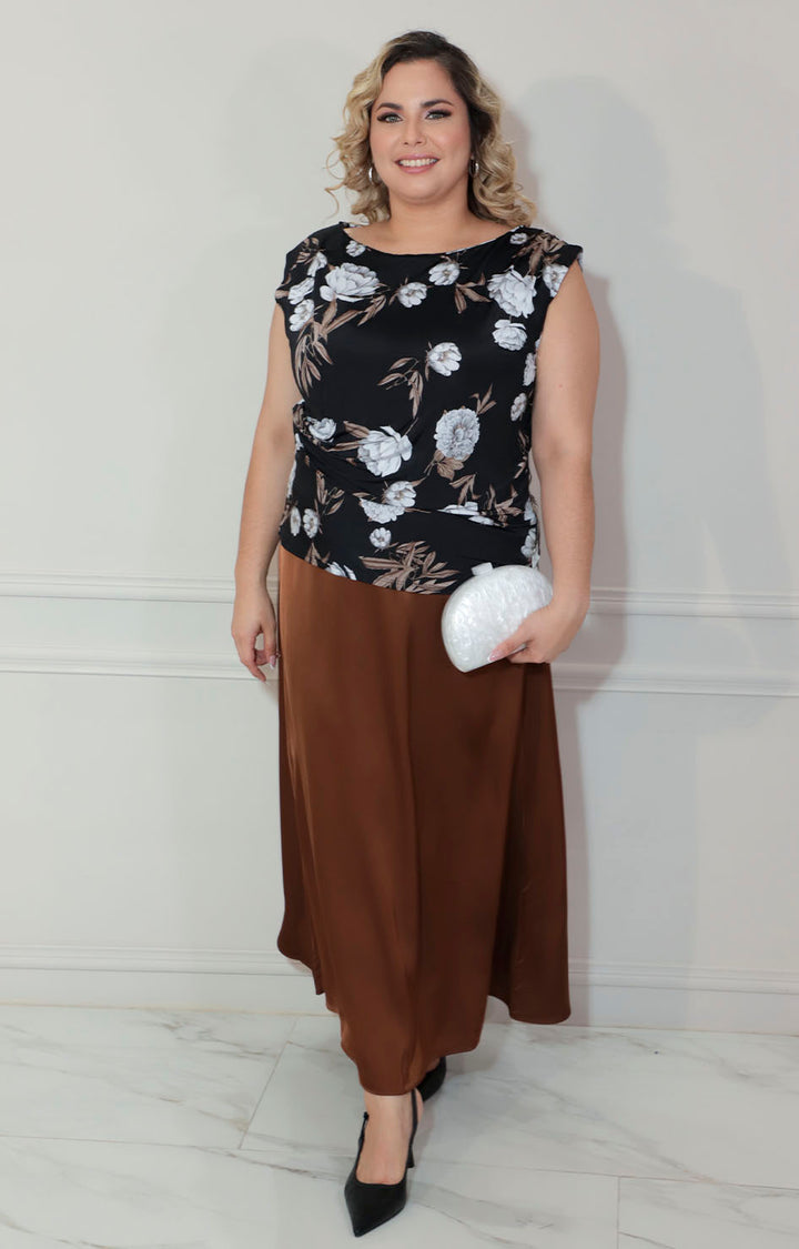 Blusa gasa estampada - BLUSA XL Boutiquemirel 