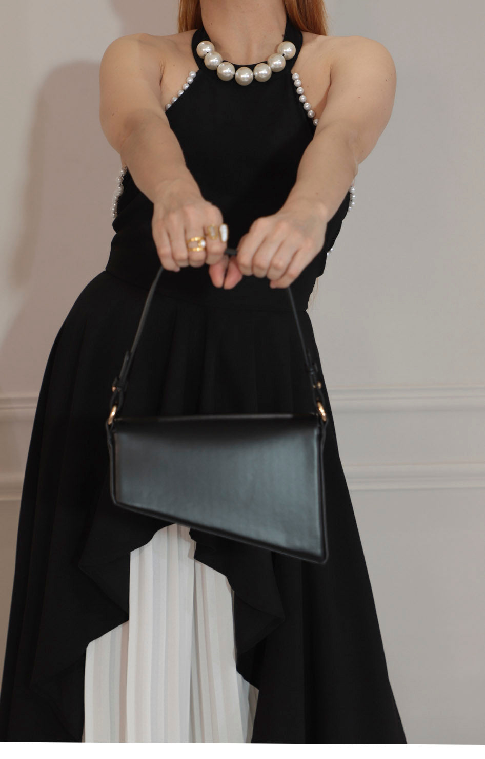 Palazzo bicolor plisado - PALAZZO Boutiquemirel 