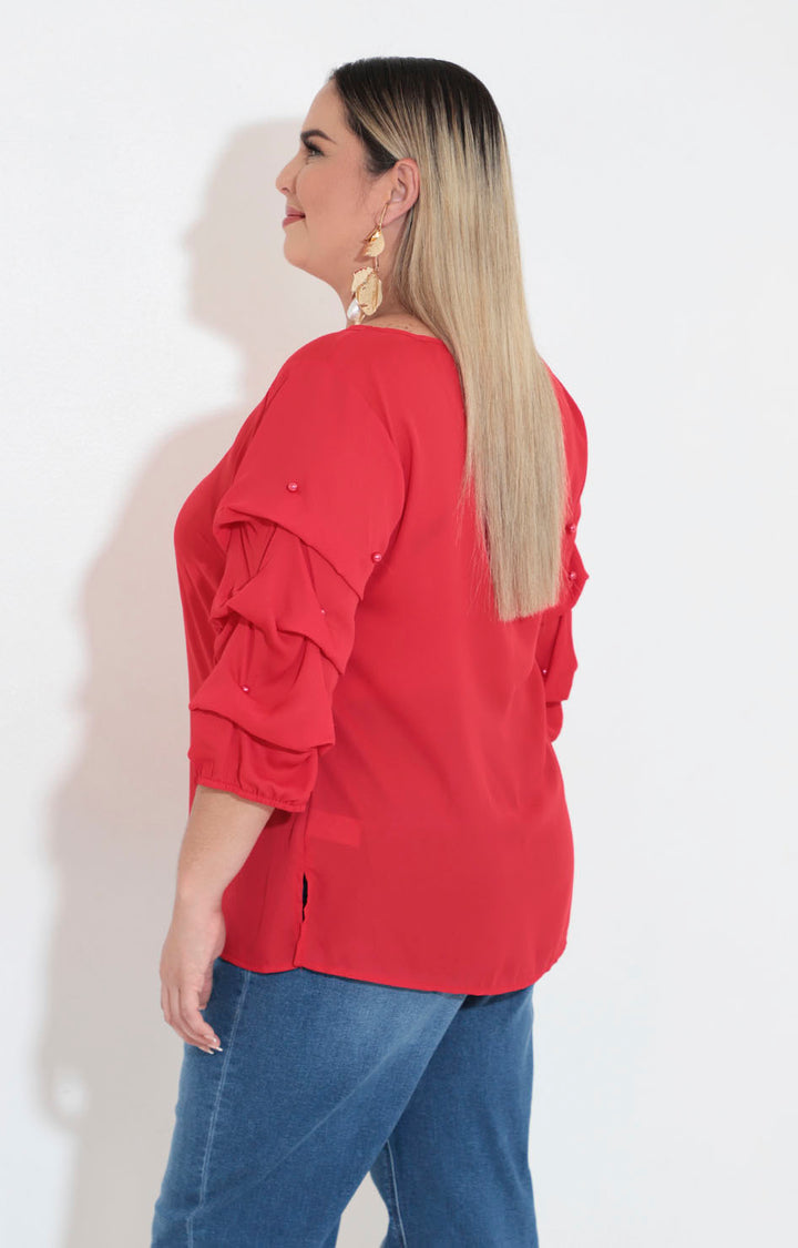 Blusa roja - BLUSA XL Boutiquemirel 