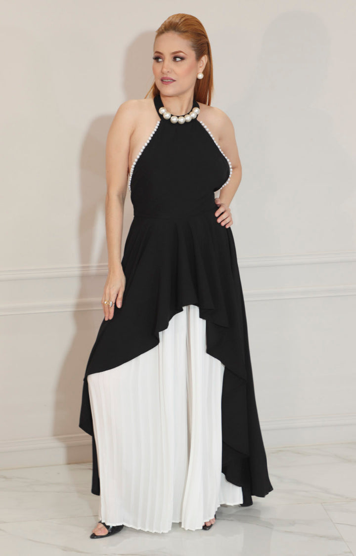 Palazzo bicolor plisado - PALAZZO Boutiquemirel 