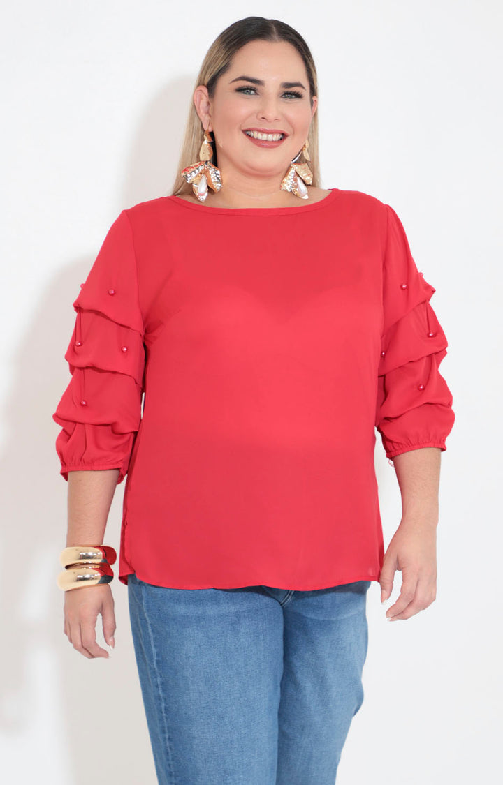 Blusa roja - BLUSA XL Boutiquemirel 