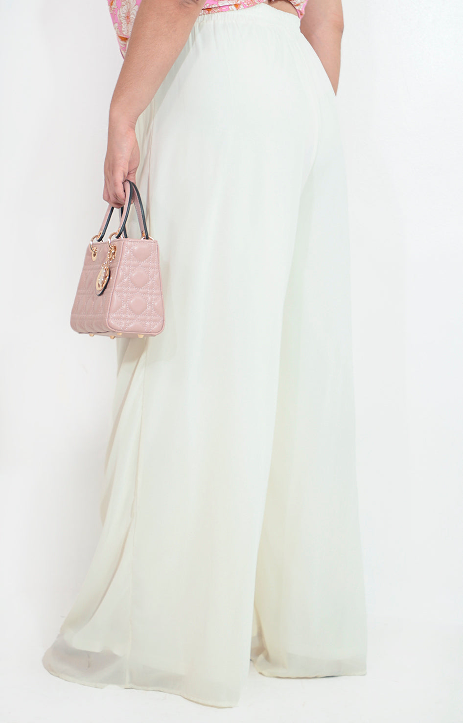 Pantalon beige amplio con lazo - PANTALON Boutiquemirel 