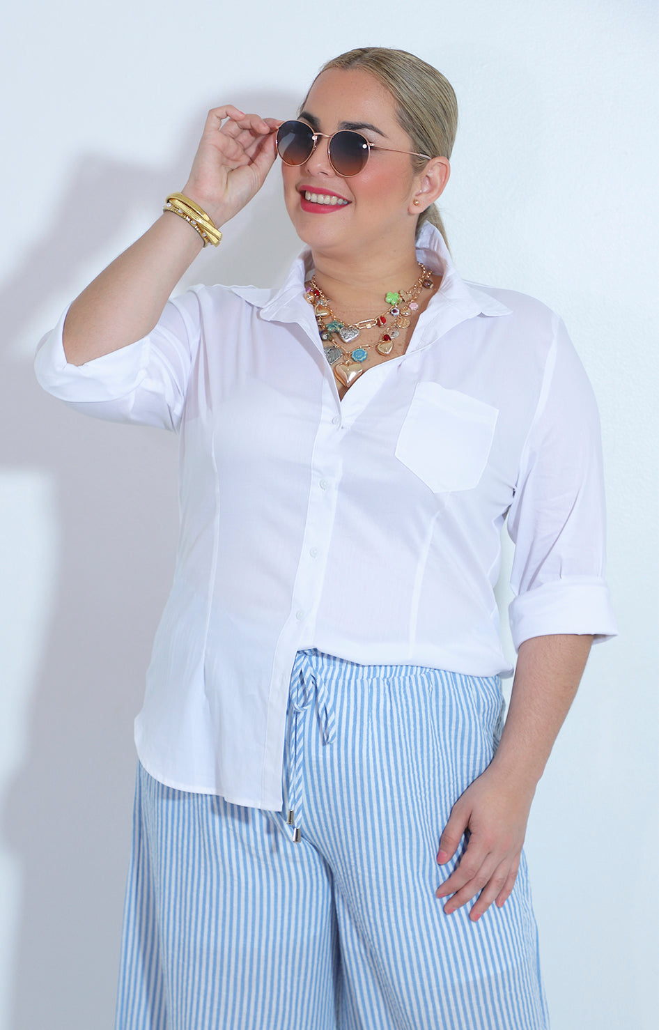 Camisera blanca - BLUSA XL Boutiquemirel 