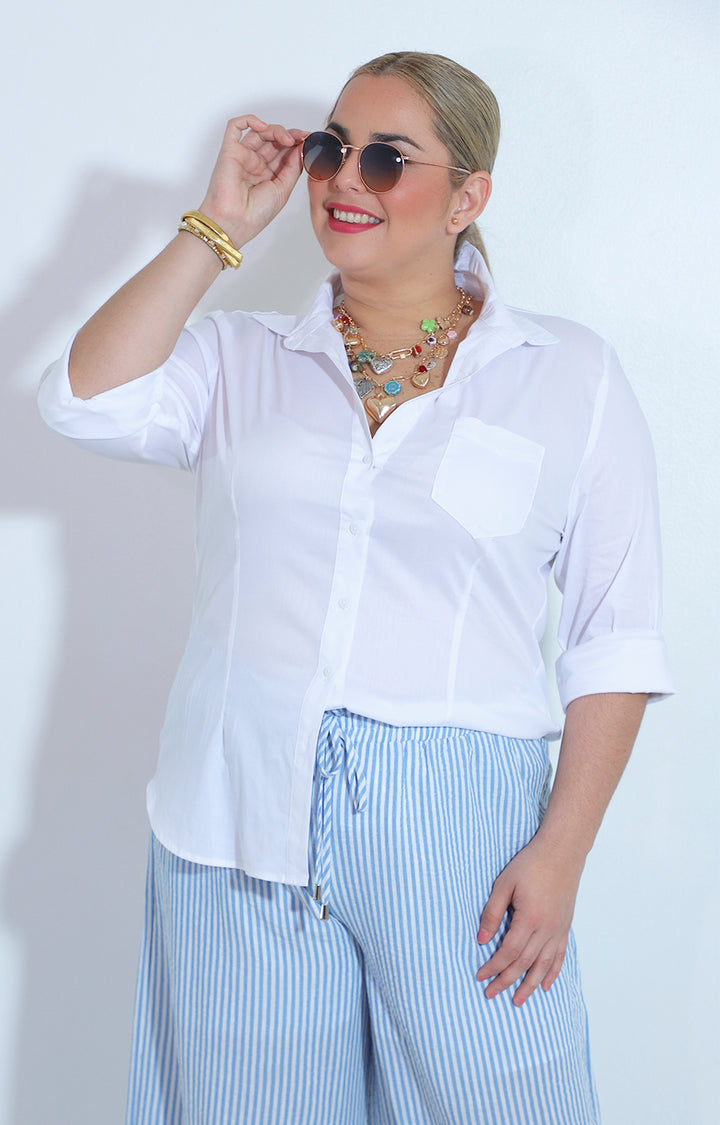 Camisera blanca - BLUSA XL Boutiquemirel 