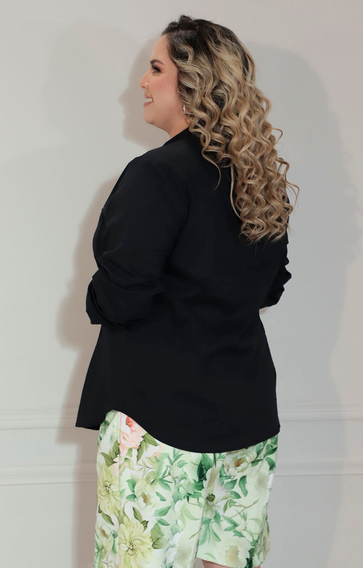 Blusa negra popelina - BLUSA XL Boutiquemirel 