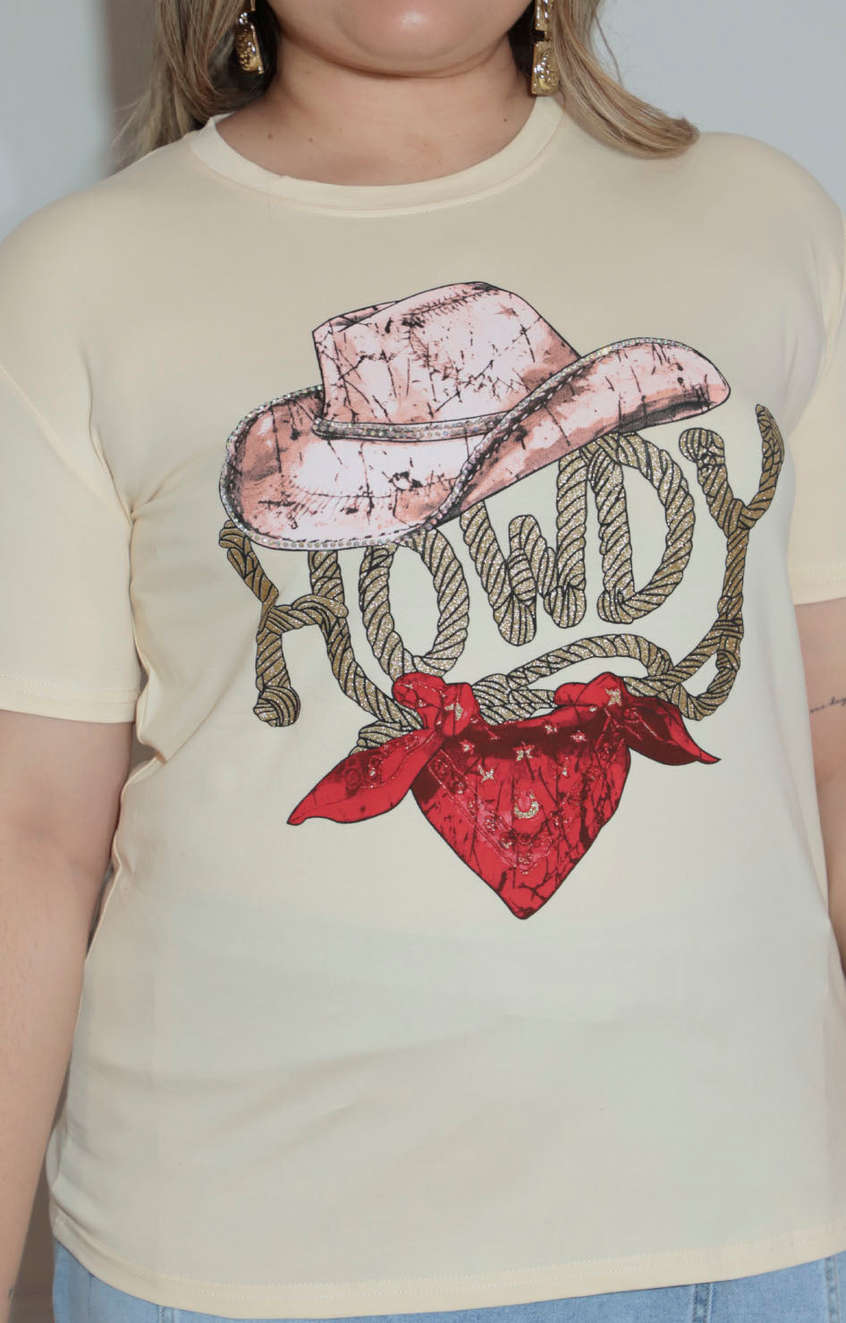 Blusa beige rodeo - BLUSA XL Boutiquemirel 