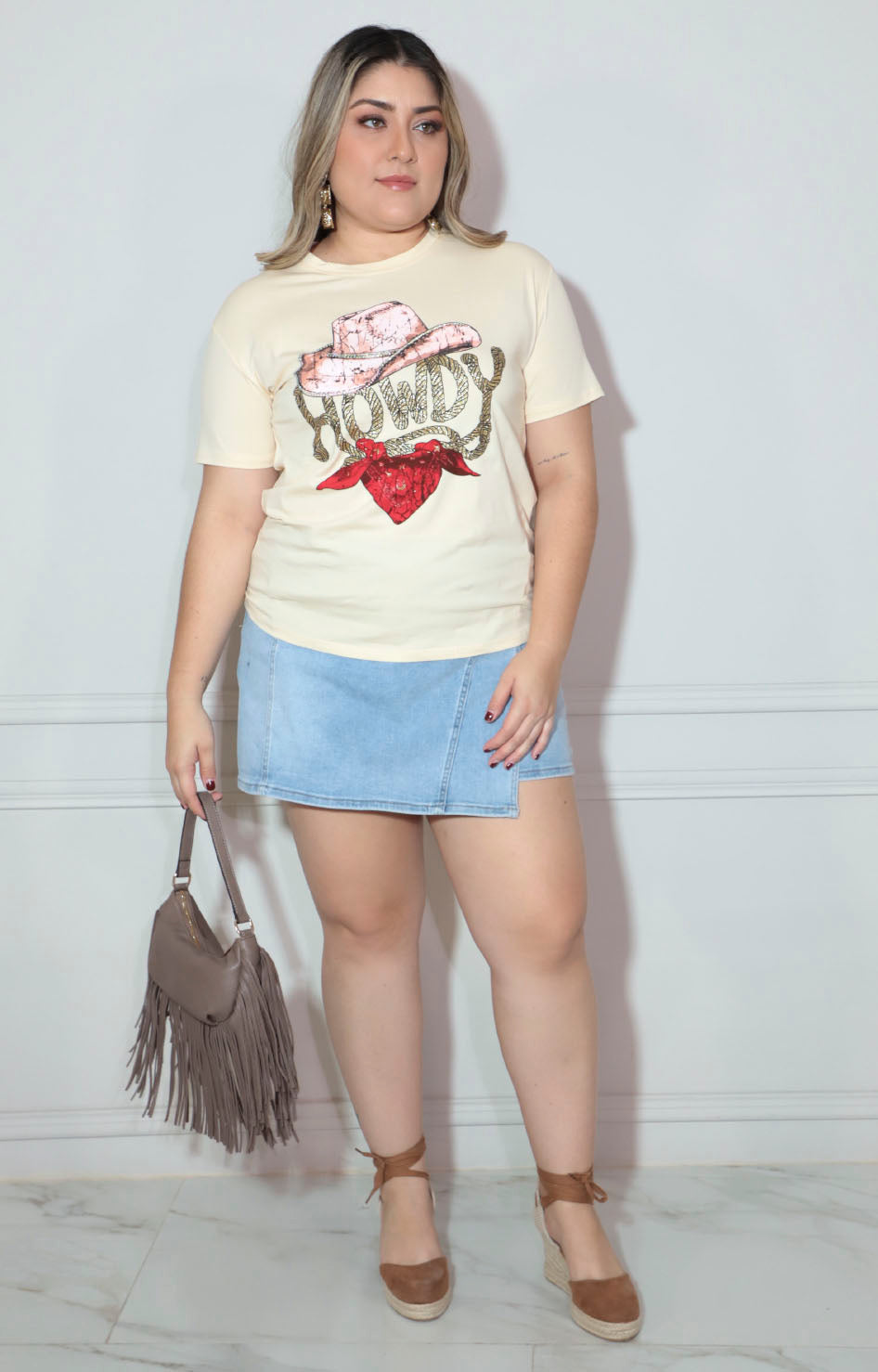 Blusa beige rodeo - BLUSA XL Boutiquemirel 